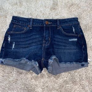denim shorts